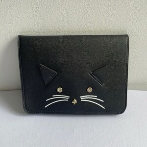 Black Cat Clutch Wallet